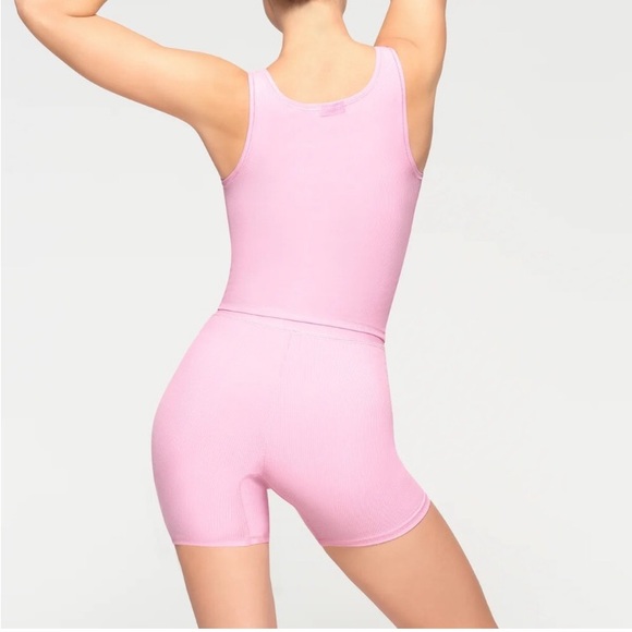 RARE skims cotton candy soft lounge cotton rib boxer shorts - Picture 3 of 6